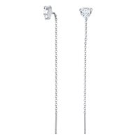 Earrings Brand Woman Sospiri in Steel Cristallo 14ER046W - 14ER046W